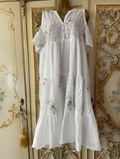 Designer white cotton for sale  LEIGH