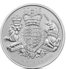 2025 Gran Bretaña The Royal Arms - 1 oz. Moneda de plata pura 999 - BU - PREVENTA segunda mano  Embacar hacia Mexico
