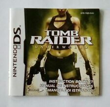 *SOMENTE INSTRUÇÕES* Tomb Raider Underworld Manual Nintendo DS comprar usado  Enviando para Brazil