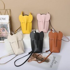 Bolsa feminina de couro para celular elefante carteiro tiracolo bolsa de bolso feminina  comprar usado  Enviando para Brazil