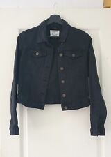 Veste jean noire d'occasion  Bas-en-Basset