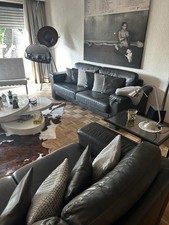 Design ledercouch echtes gebraucht kaufen  Eisenberg, Kerzenheim