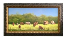 Cow painting original for sale  Broken Arrow