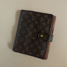 Louis Vuitton R20106 Diário Capa Agenda GM Couro Marrom Monograma LV Autêntico #3 comprar usado  Enviando para Brazil