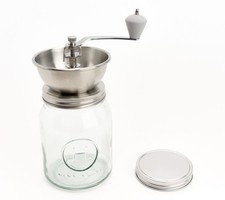 Usado, Moedor de café manual Henning Lee 32 oz com frasco de vidro e tampa modelo K87382 comprar usado  Enviando para Brazil