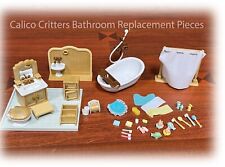 Juego de baño Calico Critters de colección lote accesorios de muebles de repuesto tú eliges segunda mano  Embacar hacia Mexico