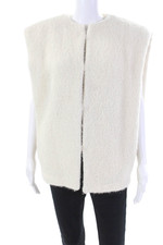 Isabel Marant Feminino Alpaca Gola Redonda Gancho + Colete Fecho de Olhos Creme Tamanho 34 comprar usado  Enviando para Brazil