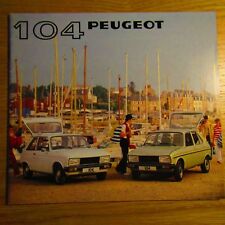 Peugeot 104 3 d'occasion  Expédié en Belgium