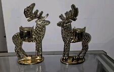 deer brass holders candle for sale  Rowlesburg