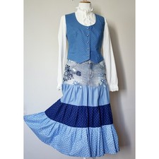 Gonna ricamata jeans usato Gonna ricamata jeans usato  Italia