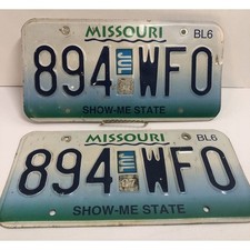 2005 missouri license for sale  Dexter