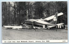 Postcard air crash for sale  LLANFAIRFECHAN