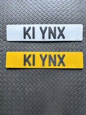 Personalised private registrat for sale  NORTHWICH