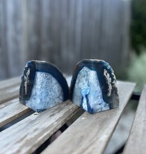 Blue agate crystal for sale  TENTERDEN