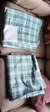 Green check curtains for sale  BROMSGROVE