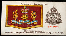 Derbyshire yeomanry insignia for sale  DERBY