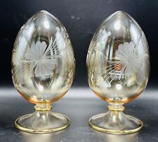 Vintage etched glass for sale  HIGH WYCOMBE