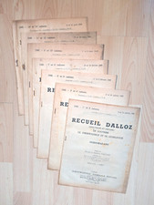 Dalloz recueil doctrine d'occasion  Lisieux