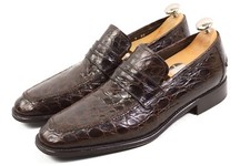 Sapatos PIRENEO genuínos SALVATORE FERRAGAMO CROCODILE 2700$ 7,5 EUA/7Reino Unido comprar usado  Enviando para Brazil
