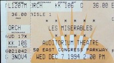 Les miserables ticket for sale  Minneapolis