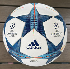 Bola de futebol Adidas Finale 15 oficial Liga dos Campeões branca azul 5 usada comprar usado  Enviando para Brazil