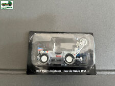 Voiture Miniature Jeep Willys Assistance Tour de France 1951 Vélo Norev 1/43 comprar usado  Enviando para Brazil