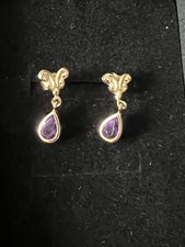 Amethyst 9ct gold for sale  KETTERING