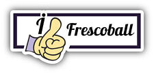 Usado, Adesivo de vinil I Love Frescoball Thumb Up decalque para parachoque de carro comprar usado  Enviando para Brazil