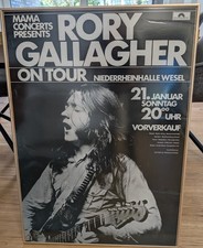 Rory gallagher tourplakat gebraucht kaufen  Saerbeck