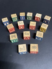 Vintage wooden alphabet for sale  Snellville