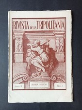 Rivista della tripolitania usato  Italia