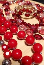 Lot red bracelet for sale  Lexington