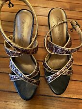 Sandálias Carmen Steffens tamanho 6 feitas à mão no Brasil moda salto feminino tamanho Eur 37 comprar usado  Enviando para Brazil
