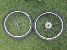 Conjunto de rodas vintage 26" MAVIC França com cubos Shimano LX, pneus, cassete, freio de aro comprar usado  Enviando para Brazil
