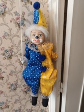 Poupée porcelaine clown d'occasion  Pfaffenhoffen