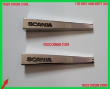 CONJUNTO 1 LIMPADOR DE AÇO INOXIDÁVEL CROMADO Scania 1998 - 2016. Reino Unido comprar usado  Enviando para Brazil