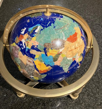 Large globe inlaid for sale  LONGFIELD