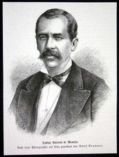 ca. 1880 Tobias Barreto Dichter Jurist poet Portrait Holzstich antique print comprar usado  Enviando para Brazil