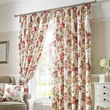 Cream red chintz for sale  CRADLEY HEATH