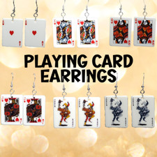Playing card earrings for sale  Orlando