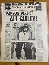 Vintage newspaper headline for sale  Hamilton