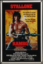 Pôster original do filme Rambo: First Blood Part II (1985) 27x40 comprar usado  Enviando para Brazil