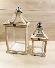 Set lanterne madera usato  Zone