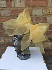 Gold yellow fascinator for sale  SLOUGH
