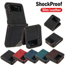 PU Leather Étui Coque Pour Samsung Galaxy Z Flip7 Flip6 Flip5 Flip4 Flip3 Cover na sprzedaż  Wysyłka do Poland
