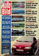 2) Auto Bild 41/1995 - Nissan Almera SR 1.6 mit 90 - Opel Astra CDX 1.6 16V mit comprar usado  Enviando para Brazil