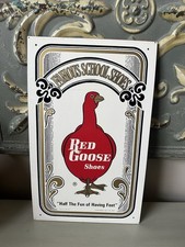 Placa publicitária de sapatos red goose  comprar usado  Enviando para Brazil