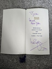 Concorde menu signed for sale  HEMEL HEMPSTEAD