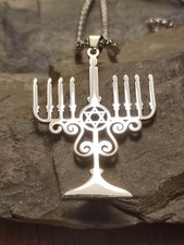 Halskette silber menora gebraucht kaufen  Weida