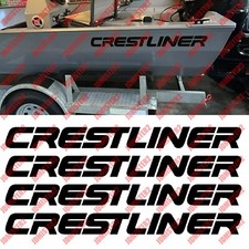 Crestliner boat decal for sale  Duarte